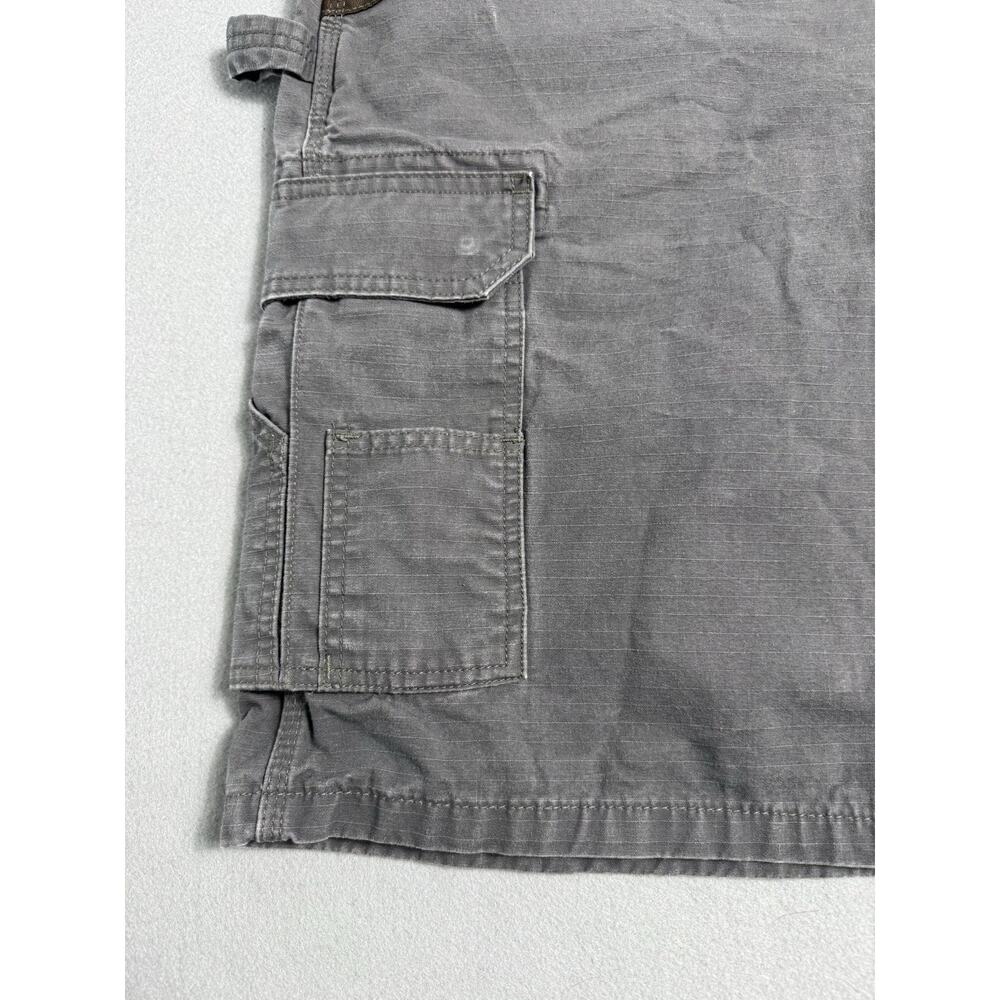 Wrangler Workwear Cargo Shorts Gray Ripstop Men’s Size 40 Utility Hiking Casual - Picture 6 of 16